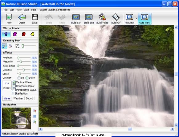 portable nature illusion studio v.2.30 | 3,12 your vacation pictures into living nature sceneries