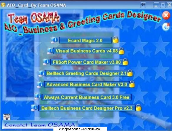 business and greeting cards designer 7-in-1 (aio) 

includes :

1. ecard magic v2.0
2. visual