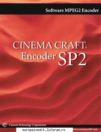 Cinema Craft Encoder SP2 v - Cinema Craft Encoder SP2 is the next generation - New Softwarez