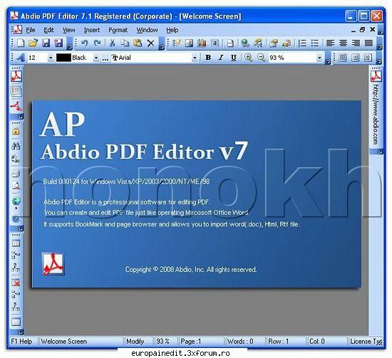 PDF Creator - PDF Creator Abdio PDF Editor is a professional - New Softwarez