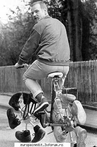 bicicleta cu roti din ghete - wolf - Funny